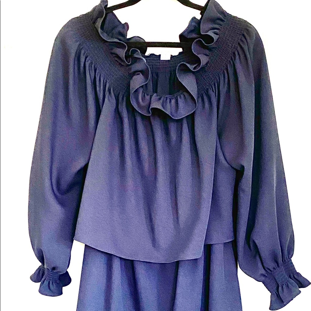 Diane Von Furstenberg navy dress